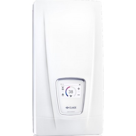 CLAGE DSX Touch Wifi Przepływowy podgrzewacz wody, 18-27kW/400V 3200-36600