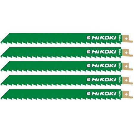 HiKOKI RW60 Brzeszczoty piły szablastej 225/203,5x19x1,25mm (5szt.) 752029