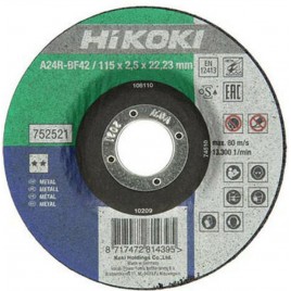 HiKOKI 752522 Tarcza do cięcia metalu 125x22,23x2,5mm HiKOKI 752522 Tarcza do cięcia metalu 125x22,23x2,5mm