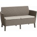 KETER SALEMO 2 Sofa, 133 x 67 x 76 cm, cappuccino/beżowy 17209038