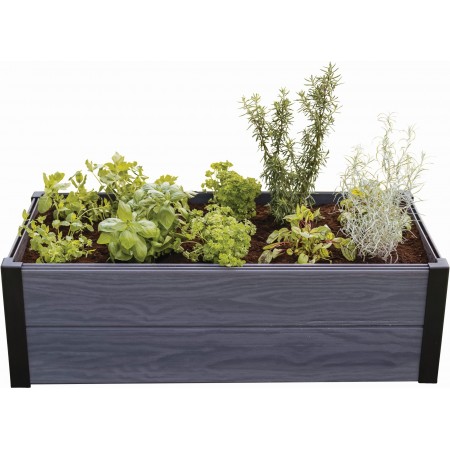 KETER MAPLE TROUGH Obrzeże grządki, 106 x 50 x 32 cm, szary 17209666