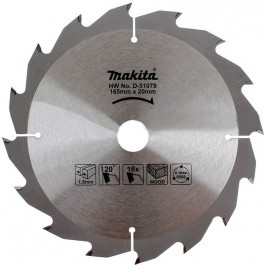 Makita D-51079 Tarcza tnąca do drewna 165x20mm 16Z