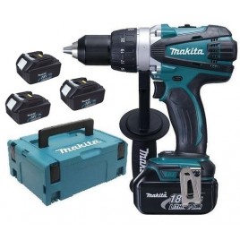 Makita DDF458RF3J Wiertarko wkrętarka Li-ion ( 91 Nm/3x3,0Ah/18V) Makpac