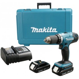 Makita DHP453SYE Akumulatorowa wiertarko-wkrętarka udarowa Li-ion LXT (2x1,5Ah/18V)