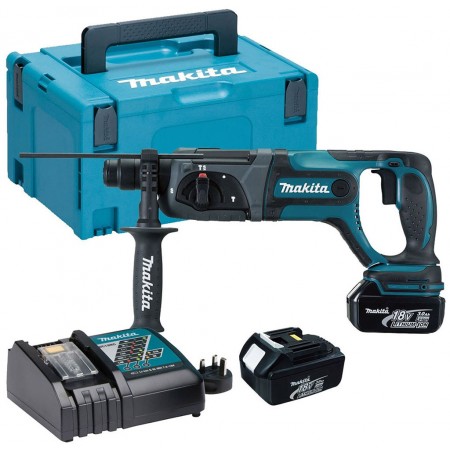 Makita DHR241RTJ młotowietarka akumulatorowa Li-ion (18V/2x5.0Ah) Makpac