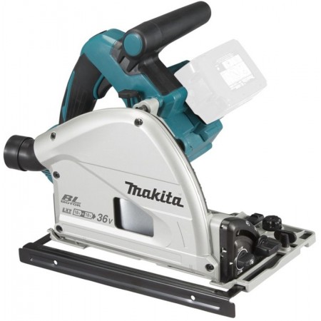 Makita DSP601ZU Akum. ręczna pilarka tarczowa-zagłębiarka 165mm Li-ion LXT 2x18V, bez aku