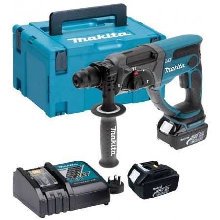 Makita DHR202RTJ Aku Młotowiertarka Li-ion LXT (2x5,0Ah/18V) Makpac