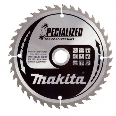 Makita B-32954 Tarcza tnąca 165x20mm 40z=old B-09232