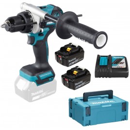 Makita DHP486RTJ Akum. wiertarko-wkrętarka udarowa LXT 18V 5,0 Ah, Makpac