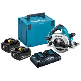 Makita DHS783T2JU Aku, pilarka tarczowa AWS, 190mm, Li-ion LXT (2x18V/5,0Ah) + MAKPAC