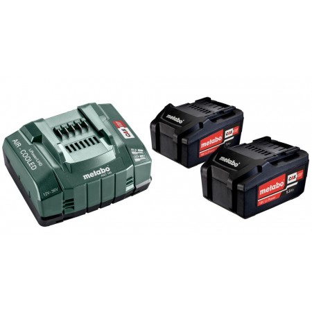 Metabo Zestaw 2 akumulatorów 18 V / 5,2 Ah + ładowarka 685051000