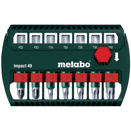 Metabo Komplet bitów Impact 49 628850000