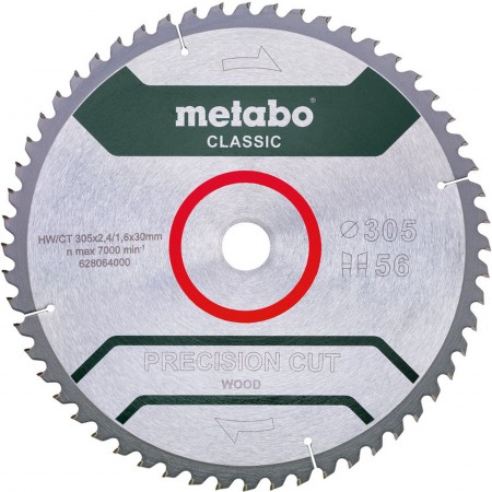 Metabo Tarcza do drewna 305x30 56 zębów 628064000