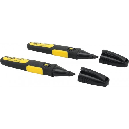 Stanley 0-47-314 FatMax Marker czarny ścięty, 2szt