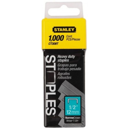 Stanley 1-CT308T Zszywka do zszywacza 6-10-CTX, 12mm, 1000szt