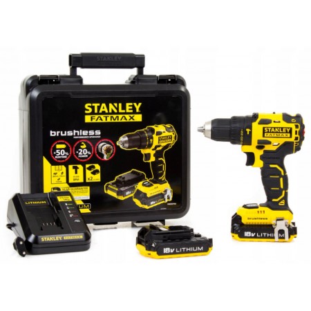 Stanley FMC627D2 FatMax Wiertarko-wkrętarka (57Nm/18V/2 x2,0Ah), walizka