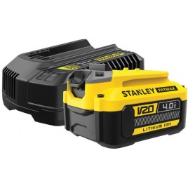 Stanley SFMCB14M1 FatMax Zestaw startowy z baterią i ładowarką V20 4,0Ah Stanley SFMCB14M1 FatMax Zestaw startowy z baterią i ładowarką V20 4,0Ah