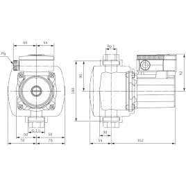 WILO TOP-Z 25/6 EM PN10 inox Bezdławnicowa pompa cyrkulacyjna 2045521