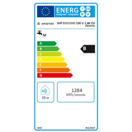 ARISTON SHAPE ECO EVO 100 V Elektryczny podgrzewacz wody, 1,8kW 3626076