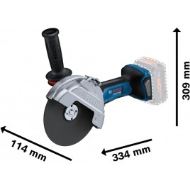 BOSCH GWS 18V-180 P PROFESSIONAL Akumulatorowa szlifierka kątowa BITURBO 06019H6L01