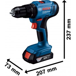 BOSCH GSB 183-LI PROFESSIONAL Akumulatorowej wiertarko-wkrętarce, 1x 2,0 Ah 06019K9101