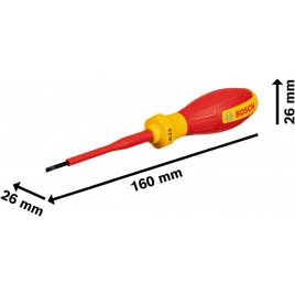 BOSCH Wkrętak VDE SL 2,5 x 75 1600A02NC0