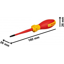 BOSCH Wkrętak TX 15 x 75 VDE 1600A02NC6