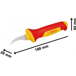 BOSCH Nóż do zdejmowania izolacji VDE 1600A02NF6