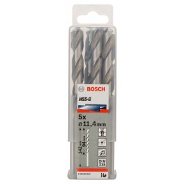 BOSCH Wiertło PRO Metal HSS-G, długość standardowa, 11,4 × 94 × 142 mm 2608585533