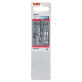 BOSCH Wiertła do metalu HSS-G, DIN 338, 2 x 24 x 49 mm 2608585908