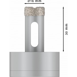 BOSCH Koronka wiertnicza PRO Ceramic dry, 16 × 30 mm, X-Lock 2608599028