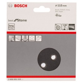 BOSCH Papier ścierny F355, opakowanie 5 szt. 115 mm, 60 2608605559