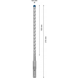 BOSCH Wiertło udarowe EXPERT SDS plus-7X 8 x 150 x 215 mm 2608900089