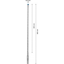 BOSCH Wiertła udarowe EXPERT SDS plus-7X 8 x 300 x 365 mm 2608900092