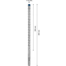 BOSCH Wiertła udarowe EXPERT SDS plus-7X 11 x 200 x 265 mm 2608900107