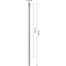 BOSCH Wiertła udarowe EXPERT SDS plus-7X 12 x 400 x 465 mm 2608900113