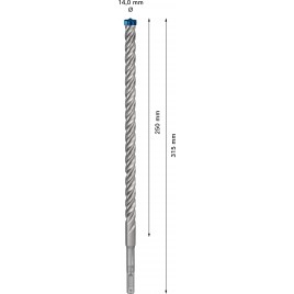 BOSCH Wiertła udarowe EXPERT SDS plus-7X 14 x 250 x 315 mm 2608900122