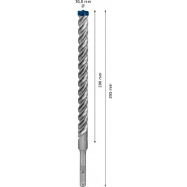 BOSCH Wiertła udarowe EXPERT SDS plus-7X 16 x 200 x 265 mm 2608900131