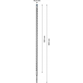 BOSCH Wiertła udarowe EXPERT SDS plus-7X 16 x 550 x 600 mm 2608900134