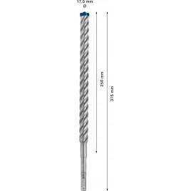 BOSCH Wiertła udarowe EXPERT SDS plus-7X 17 x 250 x 315 mm 2608900137