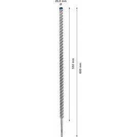 BOSCH Wiertła udarowe EXPERT SDS plus-7X 20 x 550 x 600 mm 2608900144