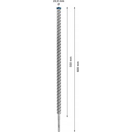 BOSCH Wiertła udarowe EXPERT SDS plus-7X 22 x 550 x 600 mm 2608900148