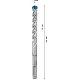 BOSCH Wiertło udarowe EXPERT SDS plus-7X 12 x 100 x 165 mm, 10 szt. 2608900173