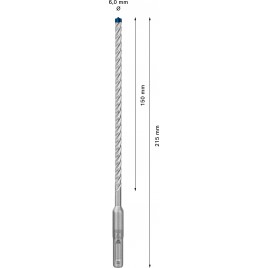 BOSCH Wiertło udarowe EXPERT SDS plus-7X 6 x 150 x 215 mm, 30 szt. 2608900182