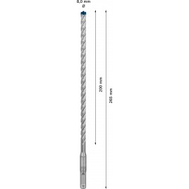 BOSCH Wiertło udarowe EXPERT SDS plus-7X 8 x 200 x 265 mm, 30 szt. 2608900185