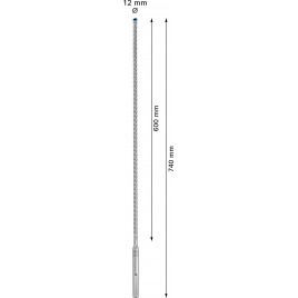 BOSCH Wiertło udarowe EXPERT SDS max-8X 12 x 600 x 740 mm 2608900203