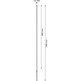 BOSCH Wiertło udarowe EXPERT SDS max-8X 12 x 800 x 940 mm 2608900204