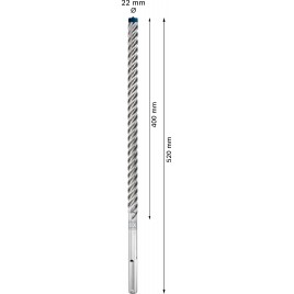 BOSCH Wiertło udarowe EXPERT SDS max-8X 22 x 400 x 520 mm 2608900234