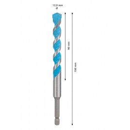 BOSCH Wiertła wielozadaniowe EXPERT HEX-9 MultiConstruction 12 x 90 x 150 mm 2608900583