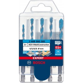 BOSCH Zestaw wierteł EXPERT HEX-9 MultiConstruction 4/5/6/6/8 mm 5 części 2608900585